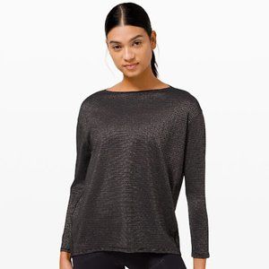 NWOT Lululemon Back in Action Long Sleeve Top - 6
